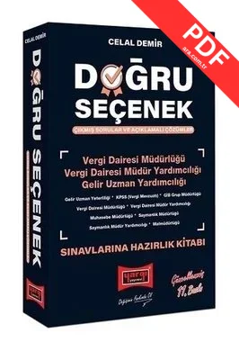 Doğru Seçenek Çıkmış Sorular ve Açıklamalı Çözümler 11. Baskı PDF indir