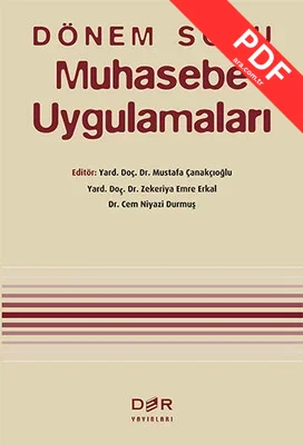 Dönem Sonu Muhasebe Uygulamaları