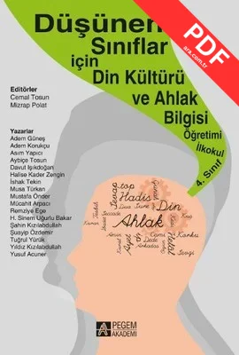 Düşünen Sınıflar İçin Din Kültürü ve Ahlak Bilgisi Öğretimi İlkokul 4. Sınıf