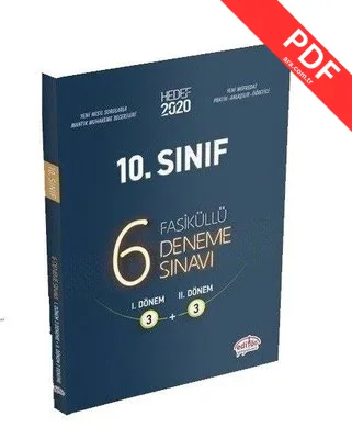 Editör 10. Sınıf 6 Fasikül Deneme 3+3 PDF indir