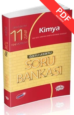 Editör 11. Sınıf Kimya Özetli Lezzetli Soru Bankası PDF indir