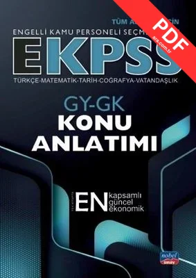 E-KPSS Genel Yetenek Genel Kültür Konu Anlatımı