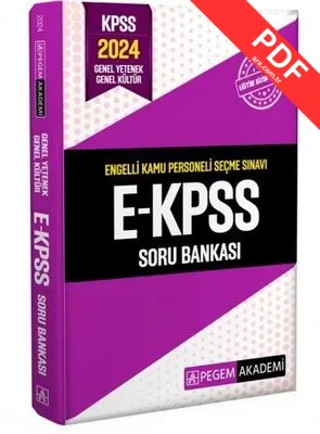 E-KPSS Soru Bankası PDF indir