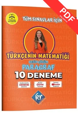 Gamze Hoca Türkçenin Matematiği Tüm Sınavlar İçin Paragraf 10 Deneme