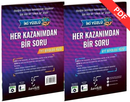 Her Kazanımdan Bir Soru TYT - AYT Biyoloji Soru Bankası