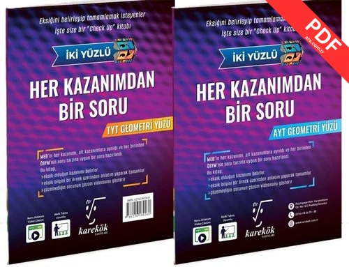 Her Kazanımdan Bir Soru TYT - AYT Geometri Soru Bankası