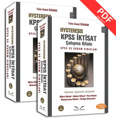 Hysteresis KPSS İktisat Çalışma Kitabı-2 Kitap Takım PDF indir