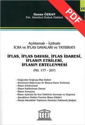 İflas İflas Davası İflas İdaresi İflasın Ertelenmesi- Seri 10