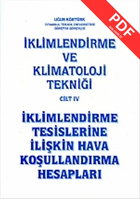 İklimlendirme ve Klimatoloji Tekniği Cilt 4 PDF indir