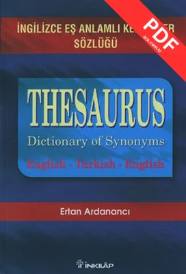 İngilizce Eş Anlamlı Kelimeler Sözlüğü-Thesaurus