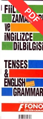 İngilizce Fiil Zamanları ve Dilbilgisi Tablosu PDF indir