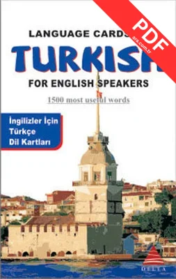 İngilizler İçin Türkçe Dil Kartları PDF indir