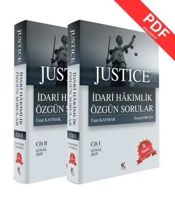 Justice İdari Hakimlik Özgün Sorular Seti-2 Cilt Takım