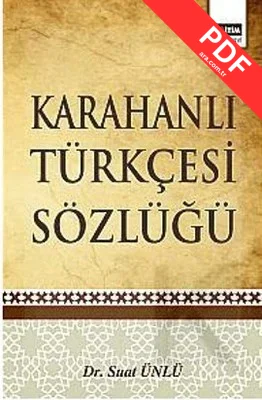 Karahanlı Türkçesi Sözlüğü PDF indir