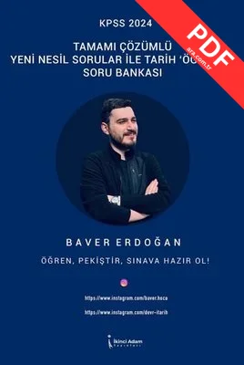Kpss 2024 Tamamı Çözümlü Yeni Nesil Sorular İle Tarih Öğreten Soru Bankası PDF indir