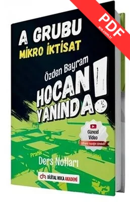 KPSS A Grubu Mikro İktisat Hocan Yanında Pratik Ders Notları