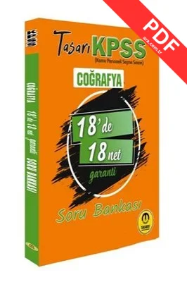 KPSS Coğrafya 18 de 18 Net Soru Bankası