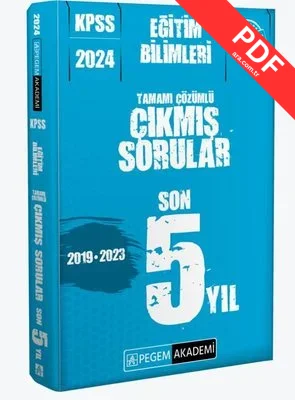 KPSS Eğitim Bilimleri Çıkmış Sorular Son 5 Sınav PDF indir