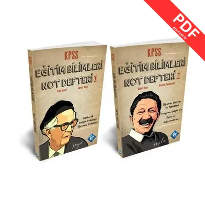 KPSS Eğitim Bilimleri Konu Defterleri (2 Kitap) PDF indir