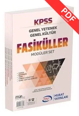 KPSS GYGK Fasiküller Modüler Set 1086 PDF indir