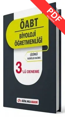 KPSS ÖABT Biyoloji Öğretmenliği Soru Bankası PDF indir