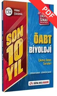 KPSS ÖABT Biyoloji Son 10 Yıl Orijinal Çıkmış Sınav Soruları Video Çözümlü