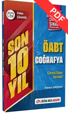 KPSS ÖABT Coğrafya Son 10 Yıl Orijinal Çıkmış Sınav Soruları Video Çözümlü