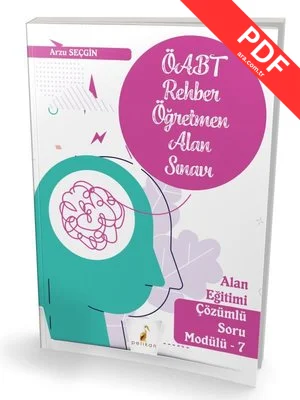 KPSS ÖABT Rehber Öğretmenliği Alan Sınavı Alan Eğitimi Çözümlü Soru Modülü - 7