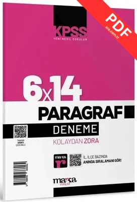 KPSS Paragraf 6x14 Deneme PDF indir