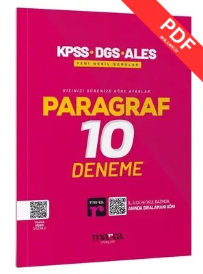 KPSS Paragraf Yeni Nesil 10 Deneme