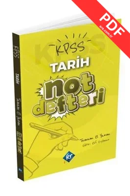 KPSS Tarih El Yazısı Konu Anlatım Defteri PDF indir