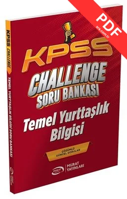 KPSS Temel Yurttaşlık Bilgisi CHALLENGE Soru Bankası
