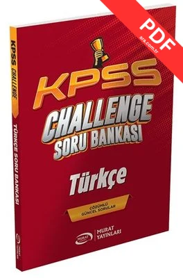 KPSS Türkçe CHALLENGE Soru Bankası