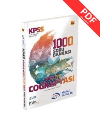 KPSS Türkiye Coğrafyası 1000 Soru Bankası-Açıklamalı Güncel Sorular 1094