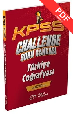 KPSS Türkiye Coğrafyası CHALLENGE Soru Bankası