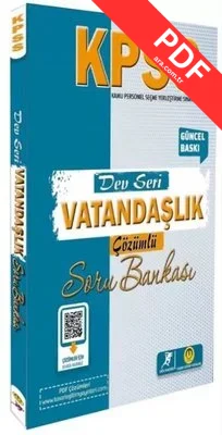 KPSS Vatandaşlık Dev Seri Soru Bankası Çözümlü
