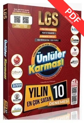 LGS 10 Farklı Yayın 10 Farklı Deneme PDF indir