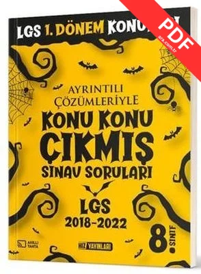 LGS Konu Konu Çıkmış Sınav Soruları