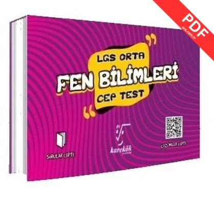 LGS Orta Fen Bilimleri Cep Test PDF indir