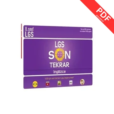 LGS Son Tekrar İngilizce PDF indir