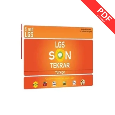 LGS Son Tekrar Türkçe PDF indir