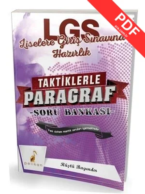 LGS Taktiklerle Paragraf Soru Banka PDF indir