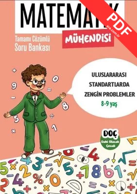 Matematik Mühendisi 8 - 9 Yaş - Tamamı Çözümlü Zor Soru Bankası