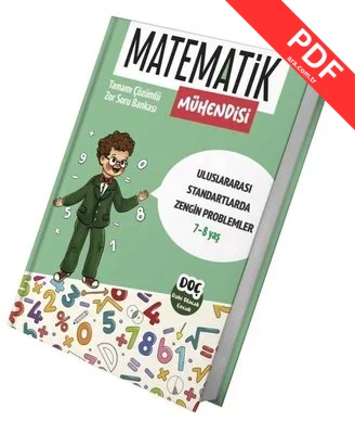 Matematik Mühendisi 7 - 8 Yaş - Tamamı Çözümlü Zor Soru Bankası PDF indir