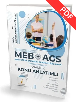MEB - AGS Hazırlık Analitik Konu Anlatımlı Tek Kitap