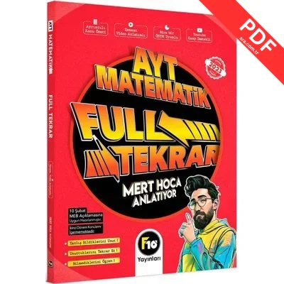 Mert Hoca AYT Matematik Full Tekrar Video Ders Kitabı PDF indir