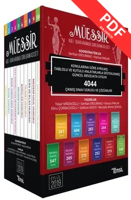 Müessir-Adli İdari Hakimlik Çıkmış Soru Bankası ve Çözümleri PDF indir
