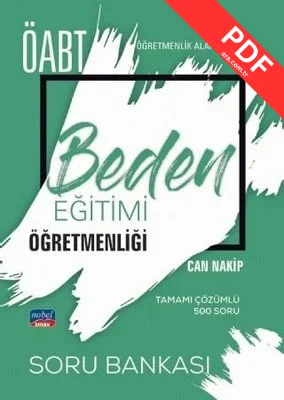 ÖABT Beden Eğitimi - Öğretmenlik Alan Bilgisi - Soru Bankası PDF indir