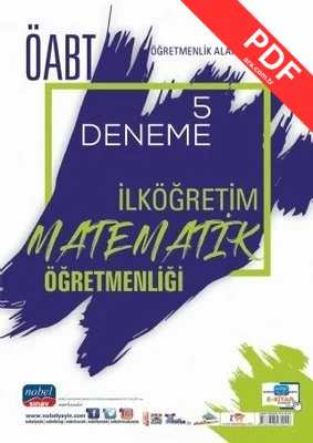 ÖABT İlköğretim Matematik Öğretmenliği - Öğretmenlik Alan Bilgisi-5 Deneme