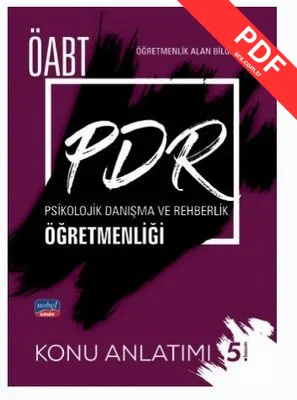 ÖABT Psikolojik Danışma Ve Rehberlik Öğretmenliği - Detaylı Konu Anlatımı PDF indir